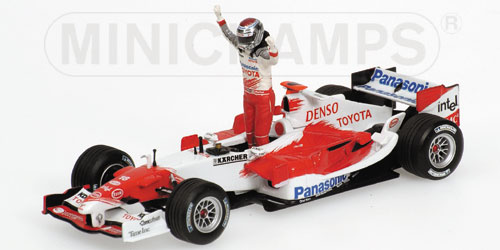Toyota TF105, Jarno Trullo, 1st ToyotaF1 Podium GP Malaysia 2005 (400050116)
