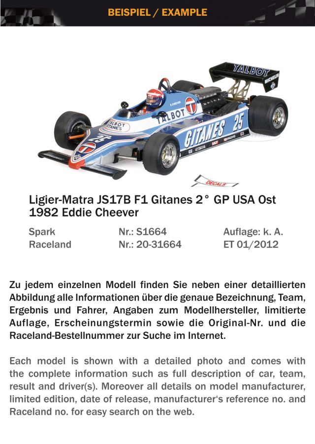 Einblicke in das Motorsport Modell-Archiv Edition 1 2012